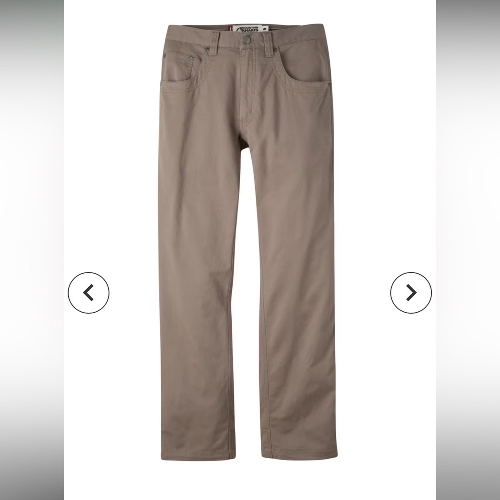 NWT Mountain Khakis Commuter Pant Slim Fit in Firma 32x34L